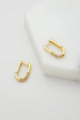 Amy Gold Hoop Earrings